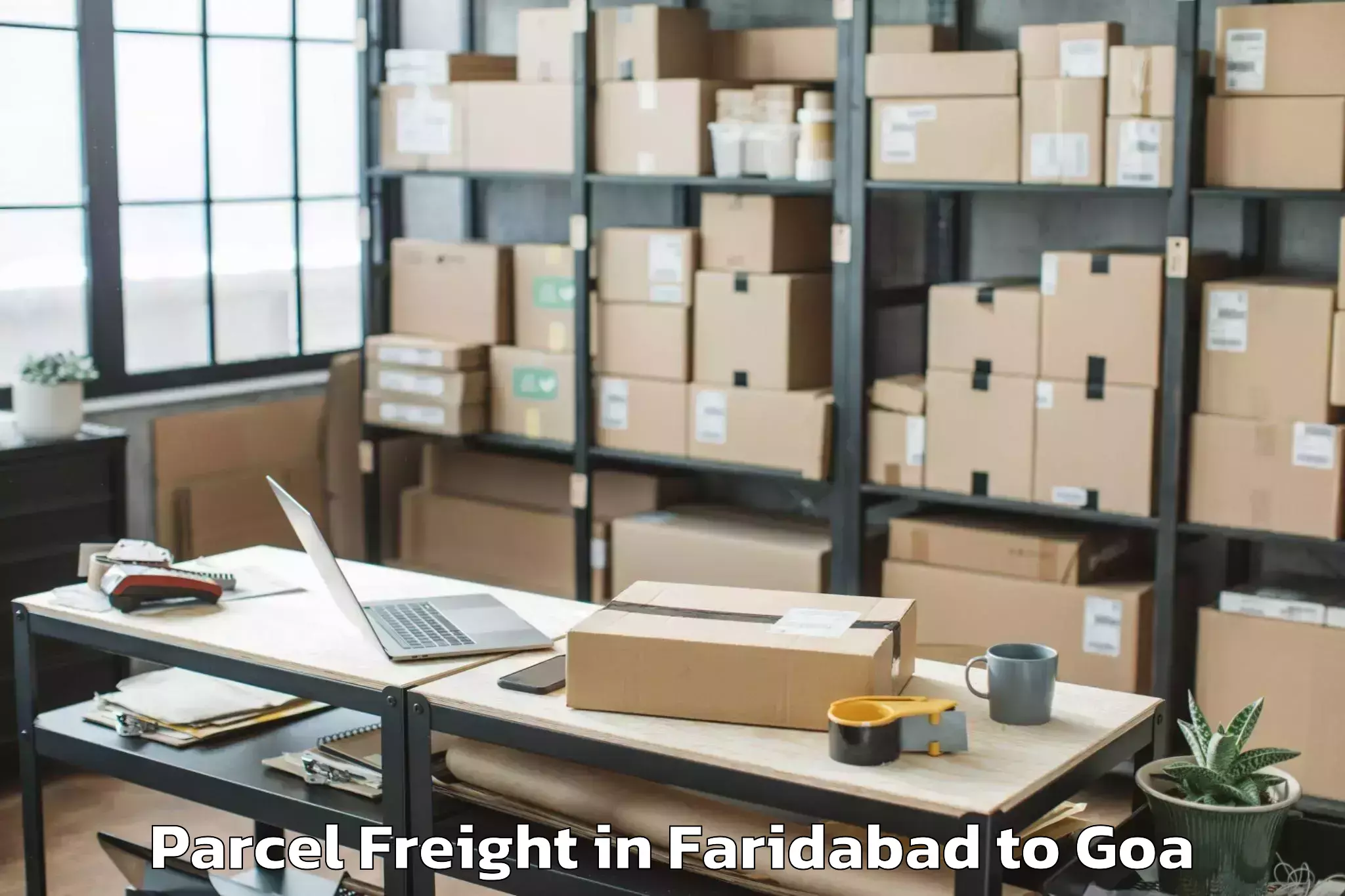 Leading Faridabad to Dicholi Parcel Freight Provider